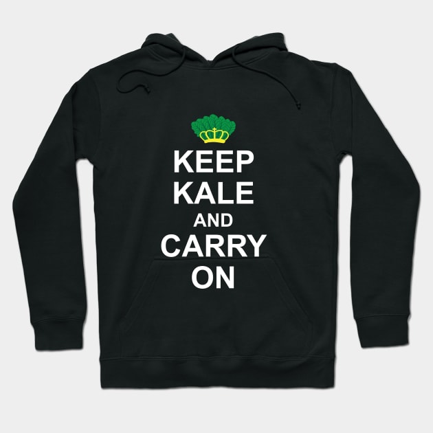 Funny Keep kale and carry on design gift for her gift for kale lover Hoodie by ayelandco